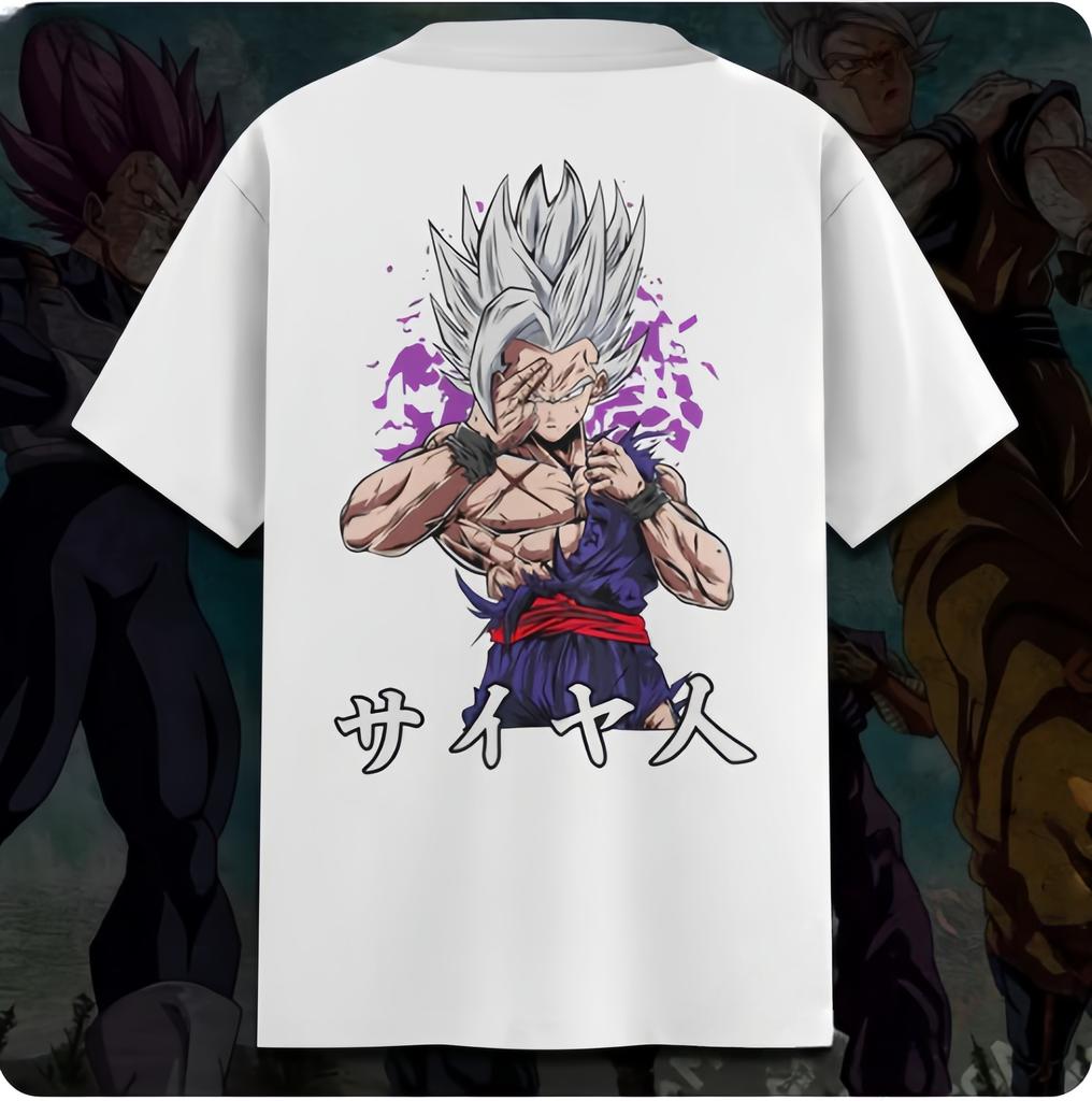 Dragon Ball 2026 Summer 100 Cotton Son Gohan Printed Casual Sports Fitness Tshirt Vintage Harajuku Neutral Kids Tshirt Top