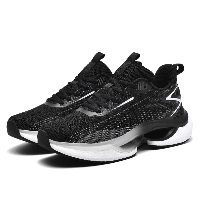 Spring new men's shoes cushioning running shoes men's lightweight and comfortable sports shoes men's shoes soft-soled casual sports shoes