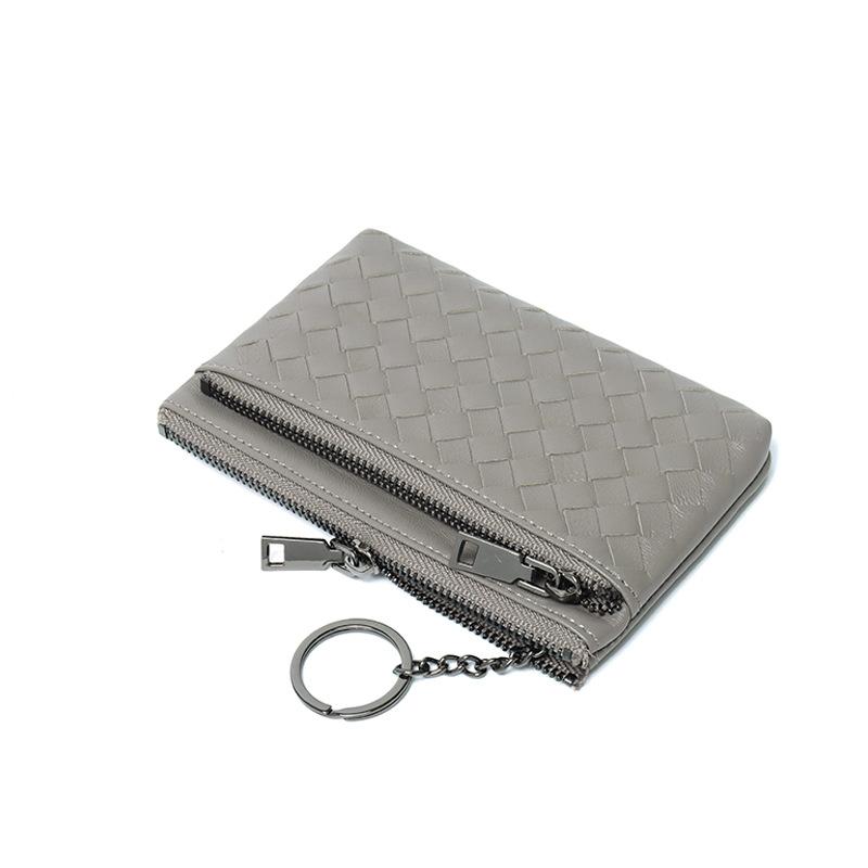 Сумка для мелочи из овчины женская маленькая и ультратонкая кожаная сумка для хранения 2909₽