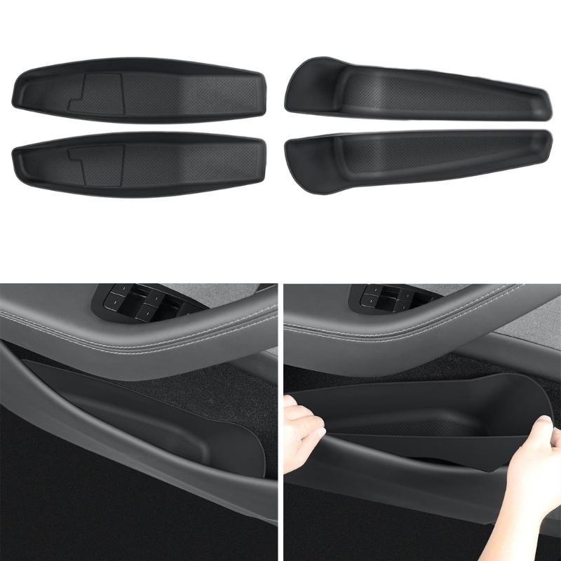 Set aus 4 Türablageboxen Mehrzweck-Autotür-Organizer Auto-Türablagelösung für Automobile Juniper 2025