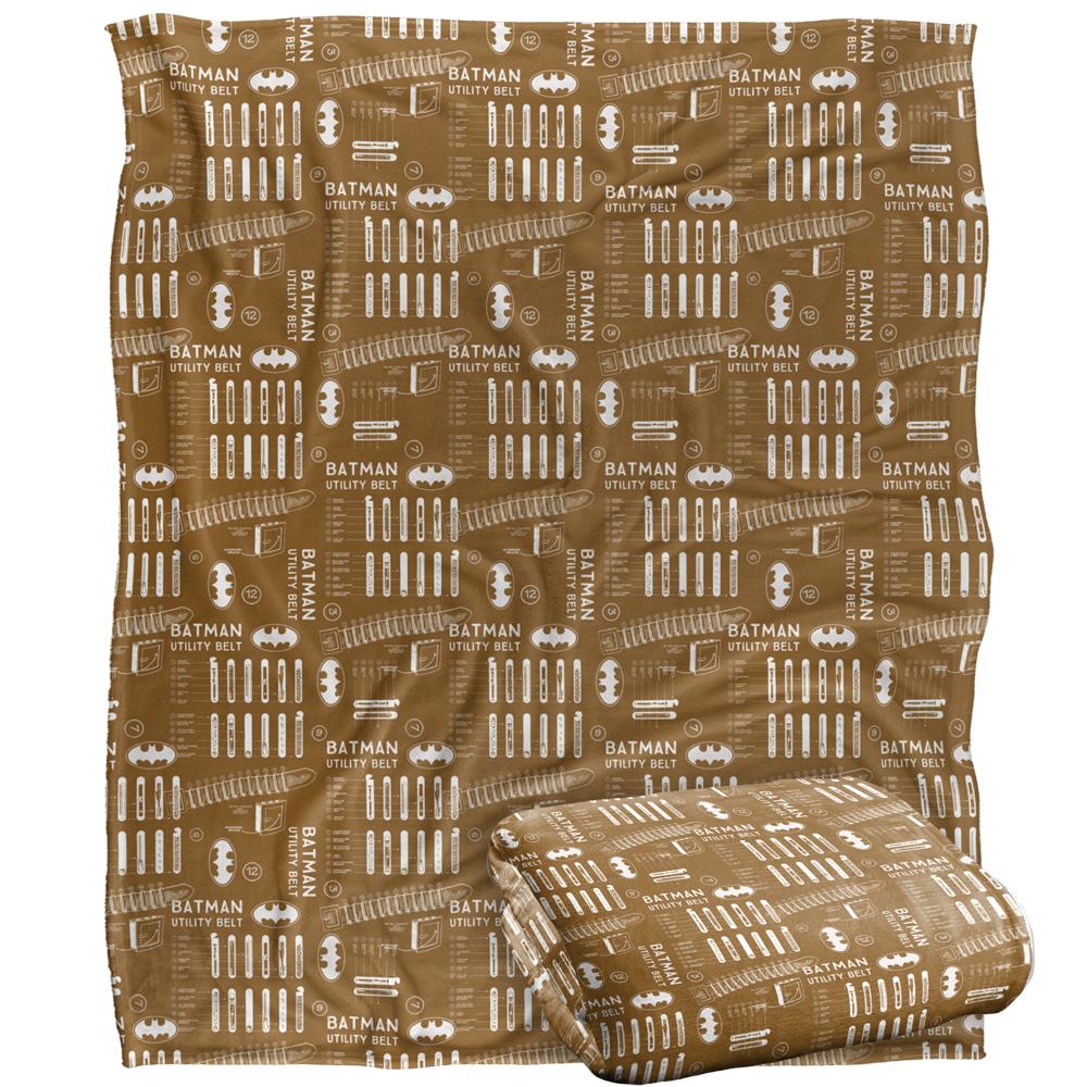 Batman Utility Belt Schematic Blanket