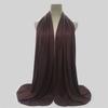 Jersey Hijab Scarf Women Winter Warm Plain Solid Elasticity Cotton Shawls And Wraps Large Size Headband Muslim Hijab Scarves