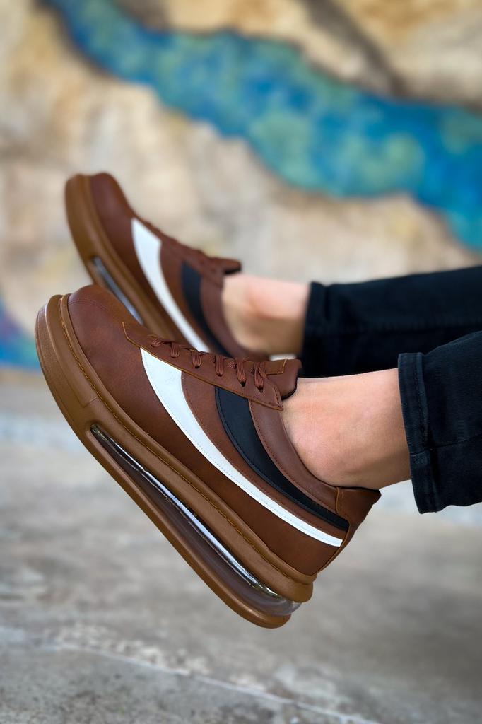 Chekich H Nuova Collezione CH172 Ariosa Scarpa Uomo Bianco Nero Marrone Tan