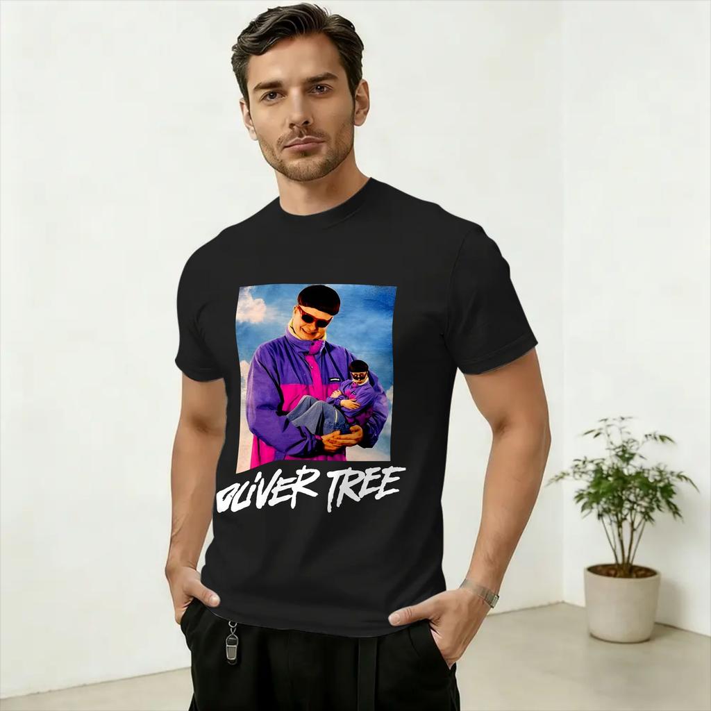 Sänger Oliver Tree 1993 bis 2026 T-Shirt Strand Beliebte T-Shirts Unisex 100% Baumwolle Atmungsaktiv 4XL 5XL 6XL T-Shirts Kurze Ärmel T-Shirt