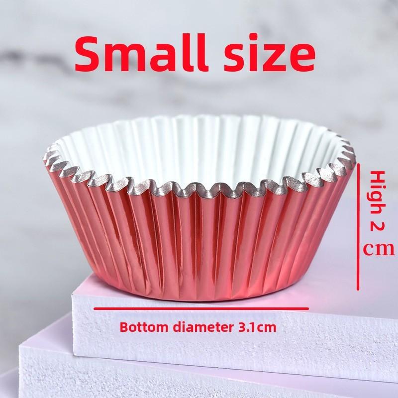 Baking Paper Cups Aluminum Foil Thickened Gold Silver For Cake Cupcake Baking Supplies