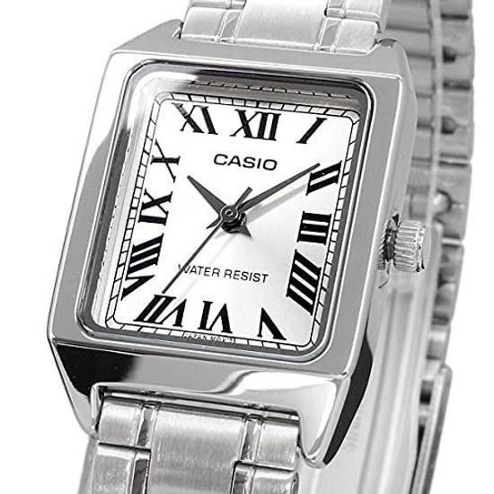 CASIO Standard Cheap Chip wristwatch watch ladies quartz brass stainless metal silver LTP-V007D-7B