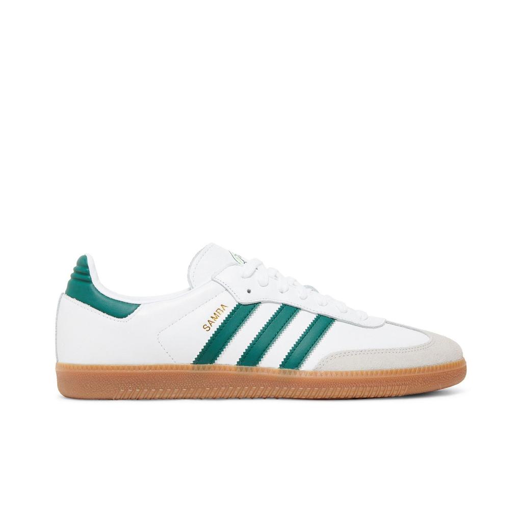 adidas Men's Samba Team 'Mexico' (Unisex) Cloud White / Collegiate Green / Gum German Army Trainers HQ7036