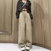 High-Waist Retro Wide-Leg Jeans for Petite Women