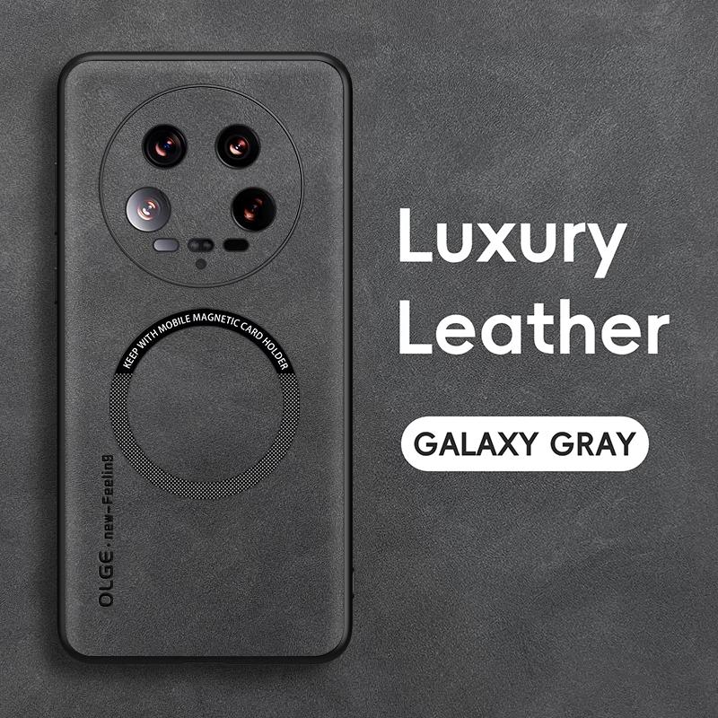 

Магнитный ретро кожаный мягкий чехол для Oneplus 12 13 чехол Oneplus Ace 2 Pro 3 3V беспроводной зарядный чехол для телефона чехол For Oneplus Ace 3 серый
