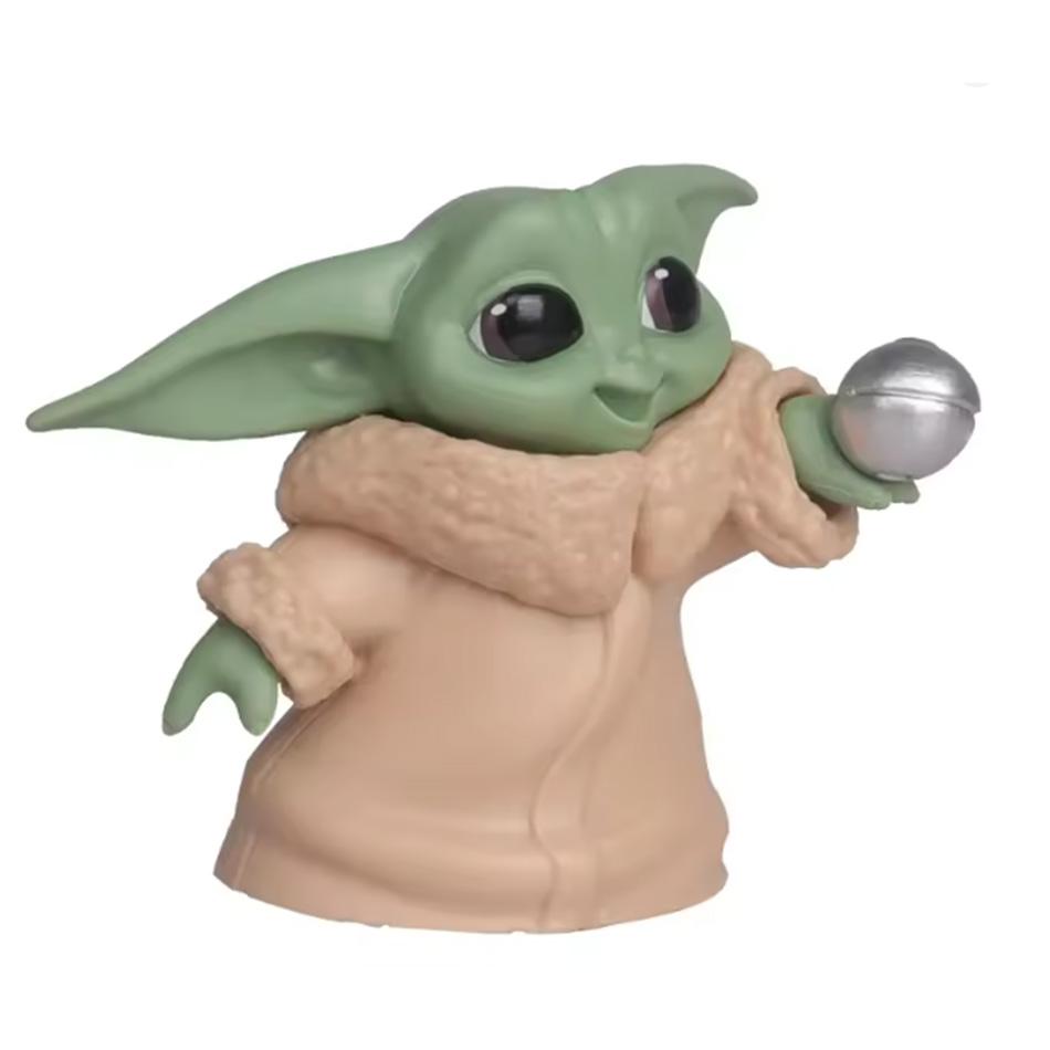 6 uds Toy Master Baby Yoda Darth PVC figura de acción colección de figuras de Anime muñeca Mini juguete modelo para re