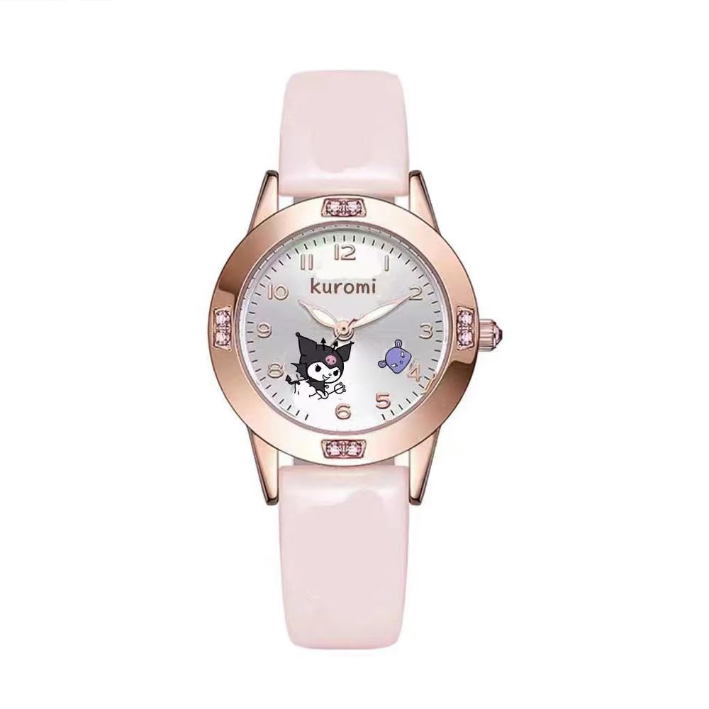 

Sanrio Kuromi Cute Fashion Simple Perfect for Popular Gift for Girls Watch, Kids Watch, Design, Casual, School,