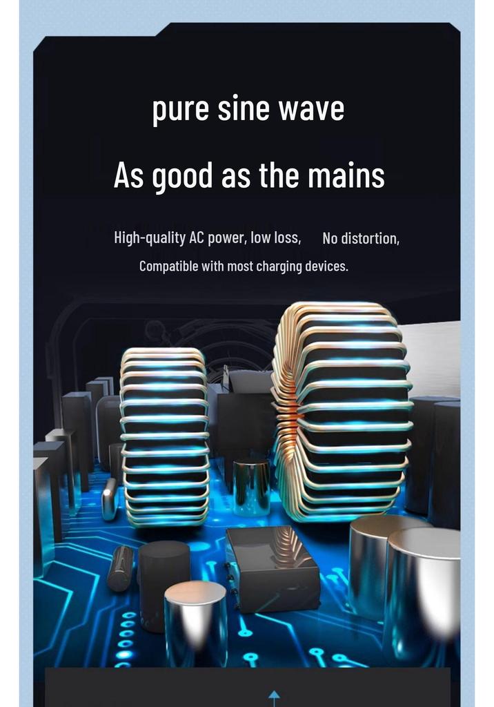 High Power Pure Sine Wave Inverter: 12V-60V To 220V for Truck and Home Use