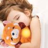 Stuffed Animal Breathing Red Panda Music Lights Sound Sleeping Doll  Children Gift