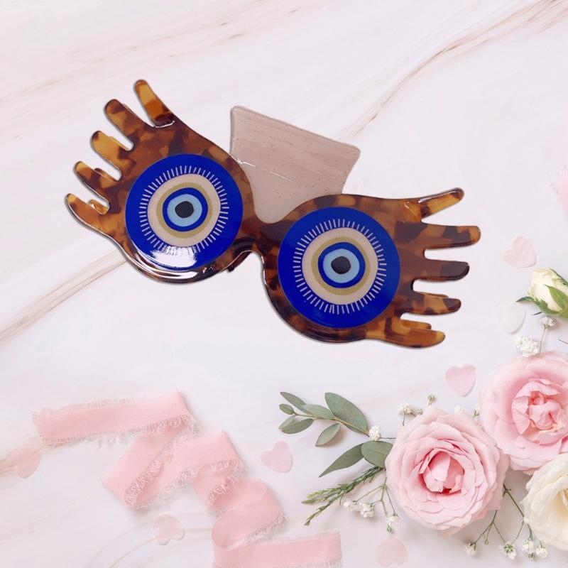 Acetate Pharaoh Hair Claw Clip with Egyptian Lookings Nonslip Claw Clip For Women Cultural Event Gathering