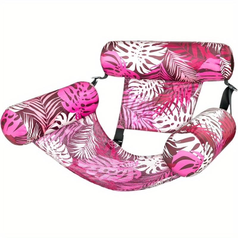 Inflatable Pool Lounger, Adult Floating Water Hammock, Durable PVC Summer Beach Party Pool Accessory