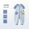 Kids' Cartoon Pajama Jumpsuit - Long-Sleeve Cloud Cotton Sleep Sack for Boys and Girls