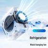 Portable Outdoor Waist & Neck Hanging Cooling Fan with Long Battery Life for Summer Heat Relief