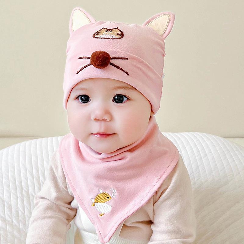 Katu Bear Infant Cotton Pullover Hat for 3-12 Months - Spring/Autumn Boys & Girls