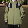 Teen Spring/Autumn Jacket Boy Sport Splicing Hooded Jacket Handsome Student Top
