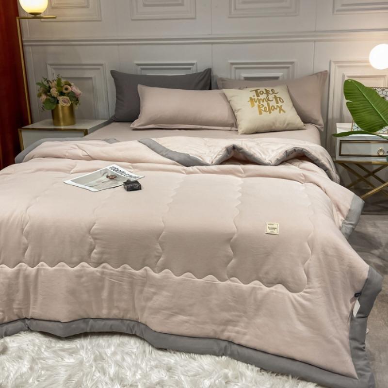 Summer New Japanese Washing Cotton Summer Cool By Breathable Skin Friendly Air Conditioning Can Be Machine Washed Thin Quilt