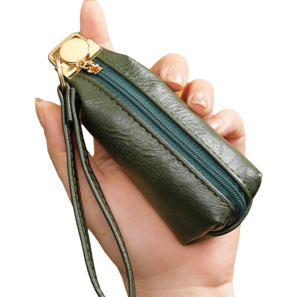 Compact Earphones Lipstick Storage Bag Casual Style Portable Coin Purse Cash