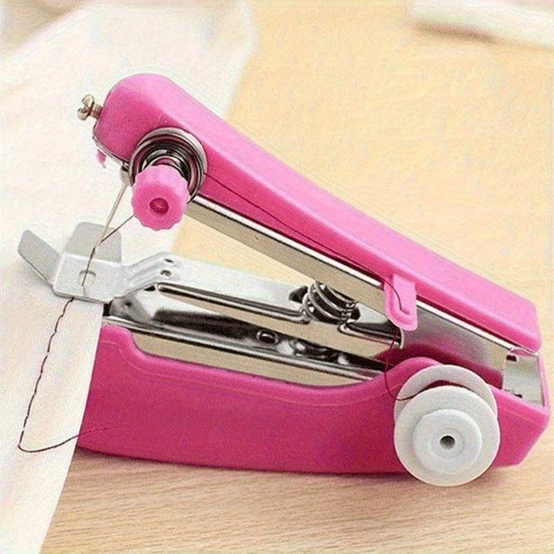 1PC Purple Mini Manual Sewing Machine - a Portable Springcome Tool for Quick Repairs And Small Projects, Creative Sewing ZSY