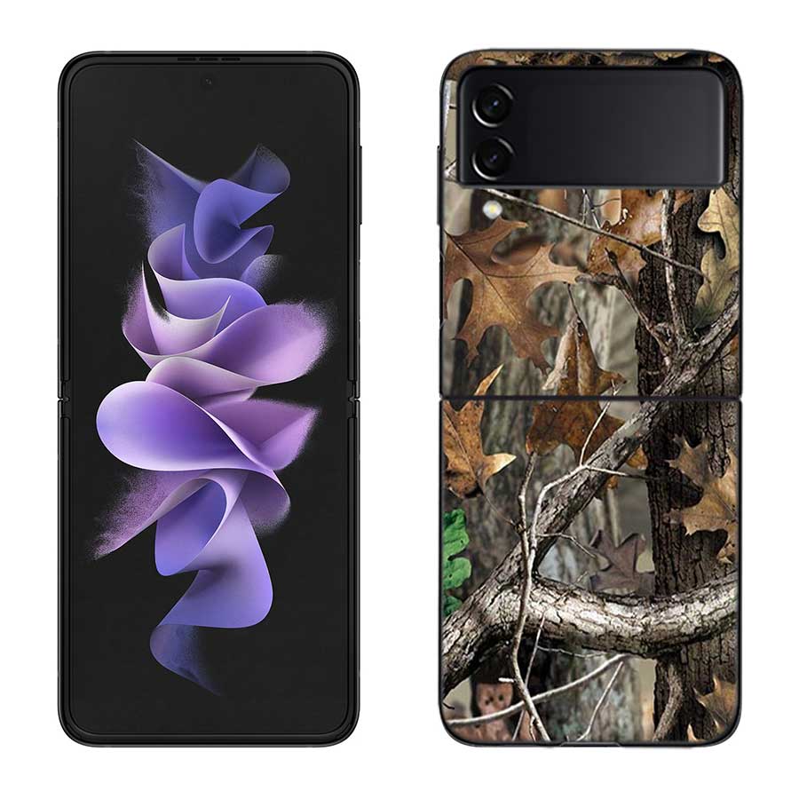 

Casing Camo Hunting for Case For Samsung Z Flip 6 5G Galaxy Z Flip 5 4 3 5G Black Hard Cell Phone Cover Luxury PC Shell Coque Samsung Z Flip 3 5G
