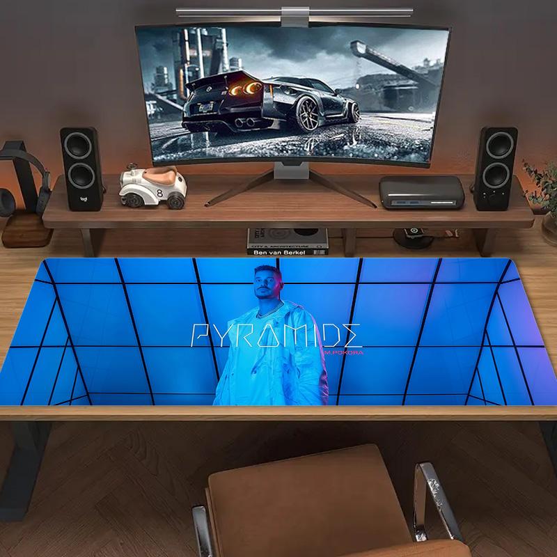 M.Pokora Color Mouse Pad Large Gaming Table Cushion Non-slip Laptop Tablet Big Mousepad XXL Mat Mini PC Playmat With Lock edge