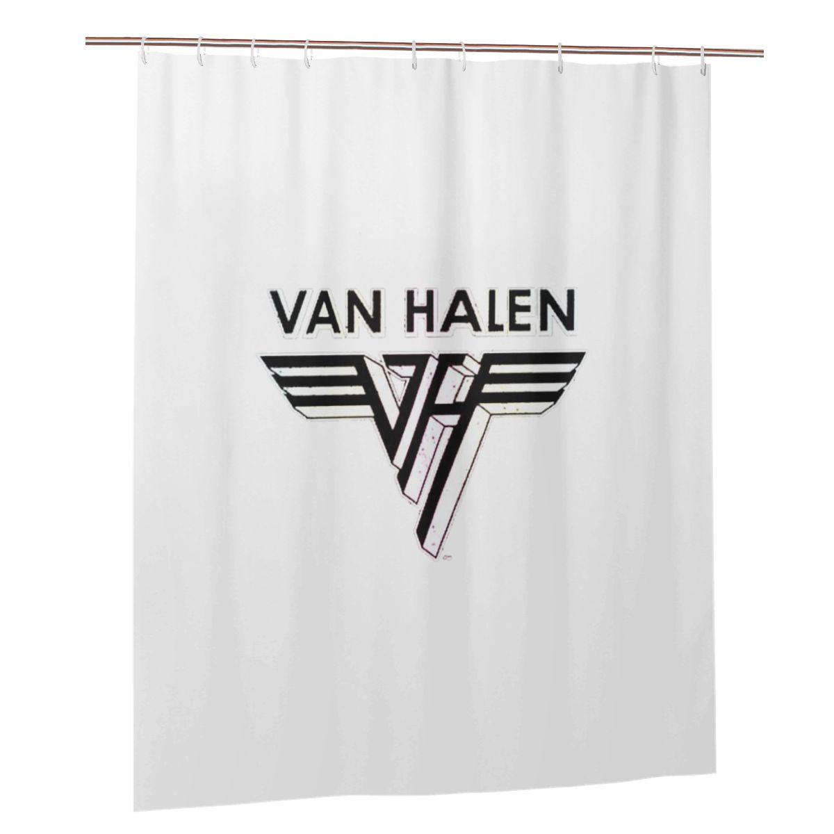 

Van Halen 5150 Logo Shower Curtain Bathroom Polyester Waterproof Bath Curtains With Hooks W60H190(CM)-1 Pcs