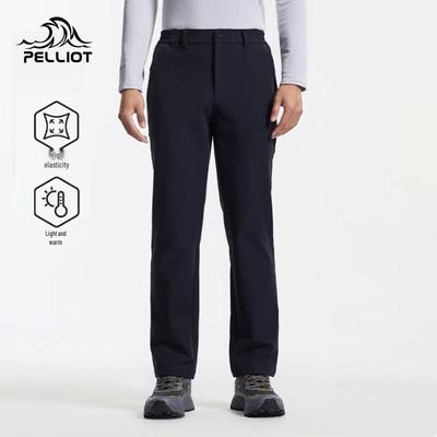 Men's Warm Windproof Hiking Softshell Pants