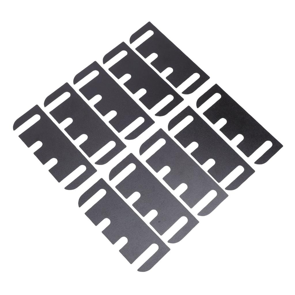 Door Hinge Shim Fine Tuning 5Celsius8 Inch Radius Corner PVC Hardware Door Hinge Spacer for Repairing