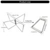 Camping Foldable Metal Stand Portable Metal Luggage Rack Ice Box Holder Coolers Stand for Outdoor Picnics Fishing