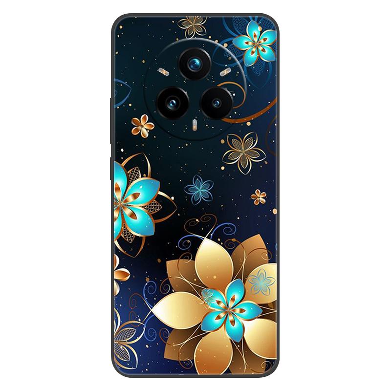 For Realme 14 Pro Plus Case Black Silicone TPU Soft Phone Cover for Realme 14 Pro Plus 14pro+ Protective Back Shells Shockproof
