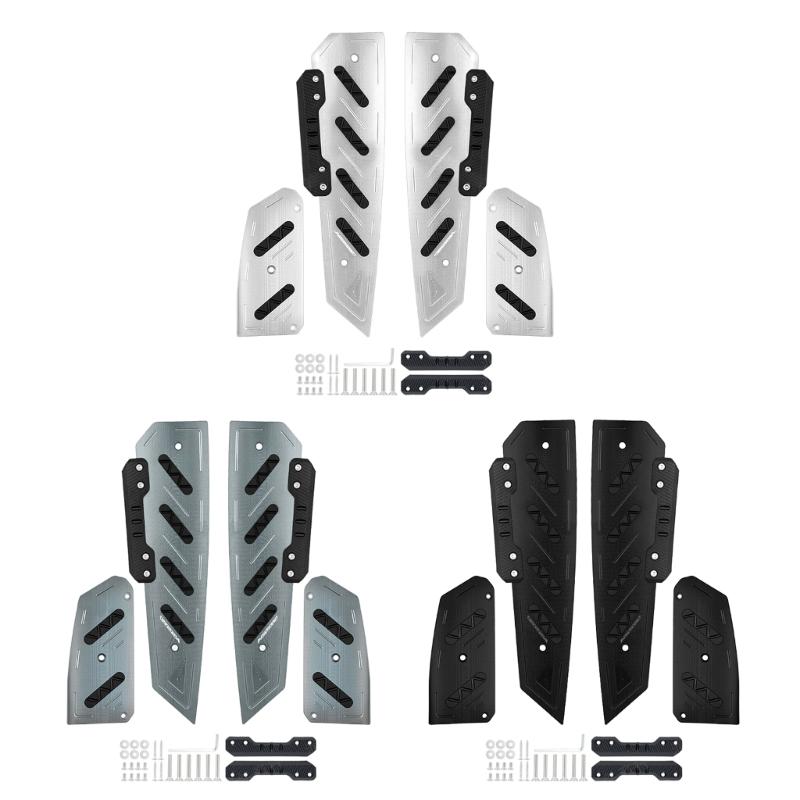 Motorrad-Fußrasten Rutschfeste Pedale mit Anti-Sturz-Pads Aluminium-Design Verbesserter Grip Einfache Montage für 350 NSS350