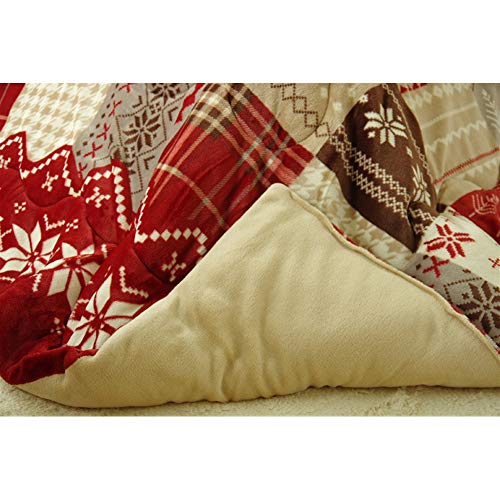 IKEHIKO Kotatsu Comforter, Rectangular, Riche, Red, Approx. 190 x 240 cm, 5545619