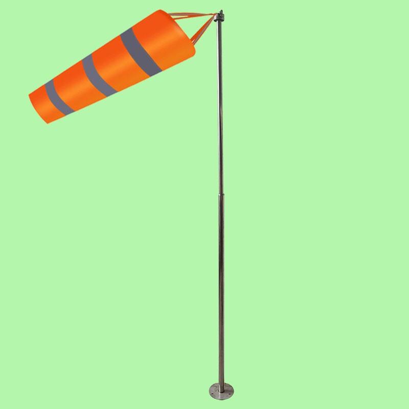 Zhonghuan Li an Outdoor Reflective Windsock with Stainless Steel Pole