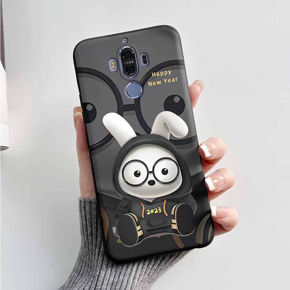 Für Huawei Mate 9 Mate9 MHA-L29 MHA-L09 MHA-AL00 Weiche Hülle Niedlicher Bär Cartoon Frosch Bemaltes TPU Handyhülle Schutzhülle Funda