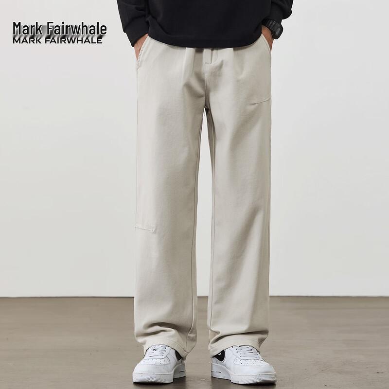 Mark Fairwhale Men's Soft Casual Straight-Leg Pants