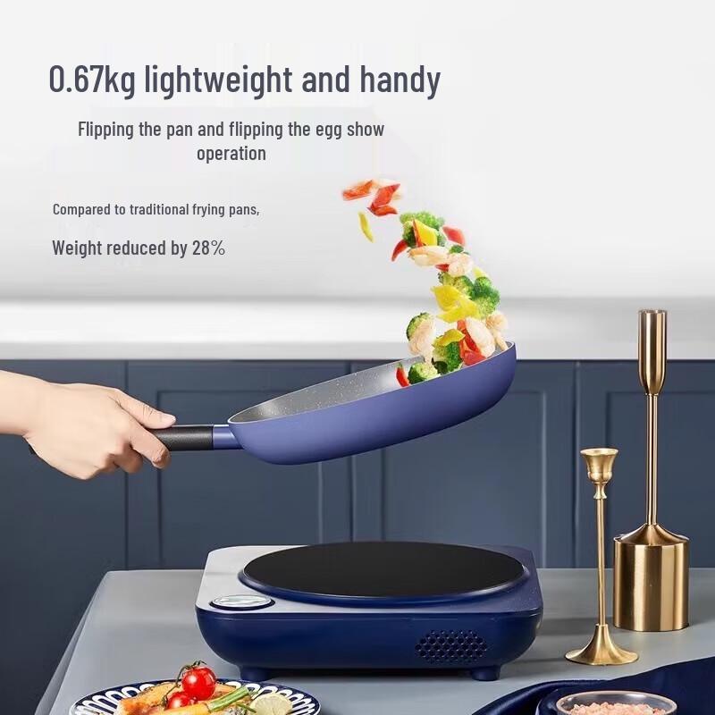 COOKER KING Non-Stick Cookware Set with Wok and Soup Pot