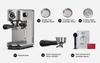 HiBREW H10B Espresso Coffee Machine, 20Bar Extraction Pressure, Semi-Automatic, Adjustable Temperature & Cup Volume, 1.3L Removable Water Tank, Silver