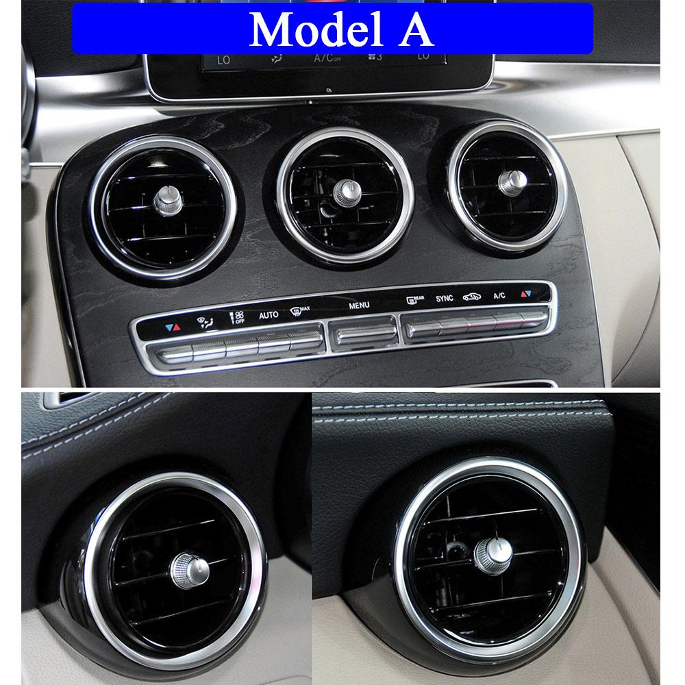 Vnútorná ľavá pravá zadná predná výstupná mriežka klimatizácie AC pre Mercedes Benz C Class W205 GLC W253 2015-