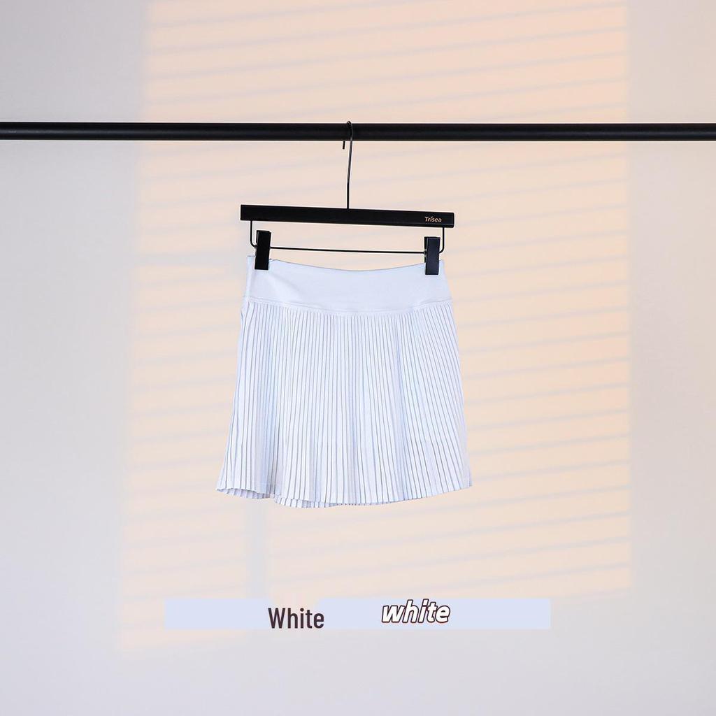 Lulu Women's Quick-Dry Pleated High-Waisted Accordion Skirt for Yoga, Fitness & Tennis