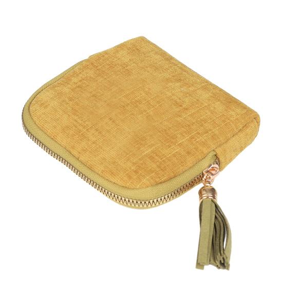 Sac à Bijoux Grande Capacité Fermeture Éclair Portable Organisateur de Bijoux de Voyage Multi-Compartiments Pochette de Rangement pour Bijoux