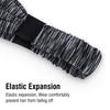 Sweatband Headband Sport Bicycle Tennis Bike Cycling Stretchy Breathable Hairband Stripe Gray