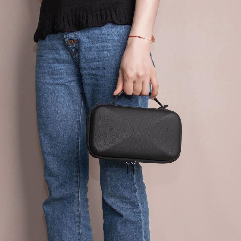 Shockproof Organiser EVA Hard Shell Carrying Case Storage Bag for OM 7/7P Handheld Gimbals Black