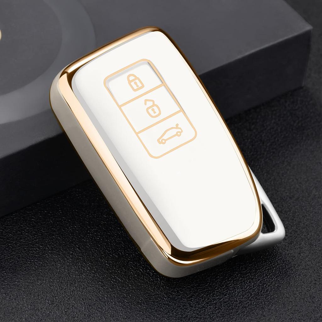 [OATSBASF] Lexus Key Case, LEXUS Smart Key Case (3 Buttons), TPU Material, Lightweight, Full