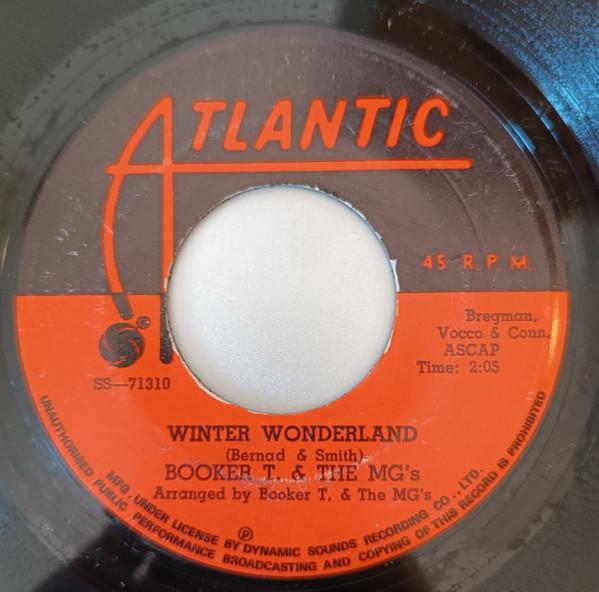 

7-дюймовая пластинка BOOKER T THE MGS Jingle Bells Winter Wonderland SS71310 Atlantic 1966 Ямайка Поп Б/у