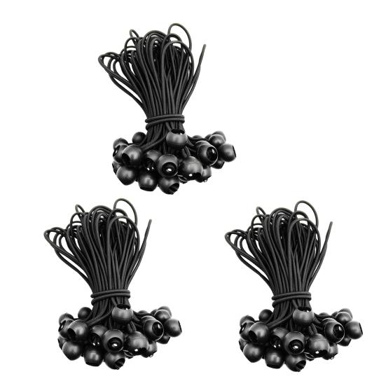 15/40/60 szt. Elastyczne linki kulkowe Heavy Duty Outdoor Camping Namiot Markiza Plandeka Linka do mocowania Odporna na UV Elastyczna lina z plastikową kulką