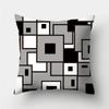 45x45cm black geometric stripes irregular pattern series cushion cover square pillow case home office bedroom decoration