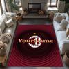Ac Milan Customize Your Name Floor Mat Perfect for Game Room Playrooms Dining Room Kitchen Anti-slip Rug Anime Office Decor Perfect Gift for Women/Men